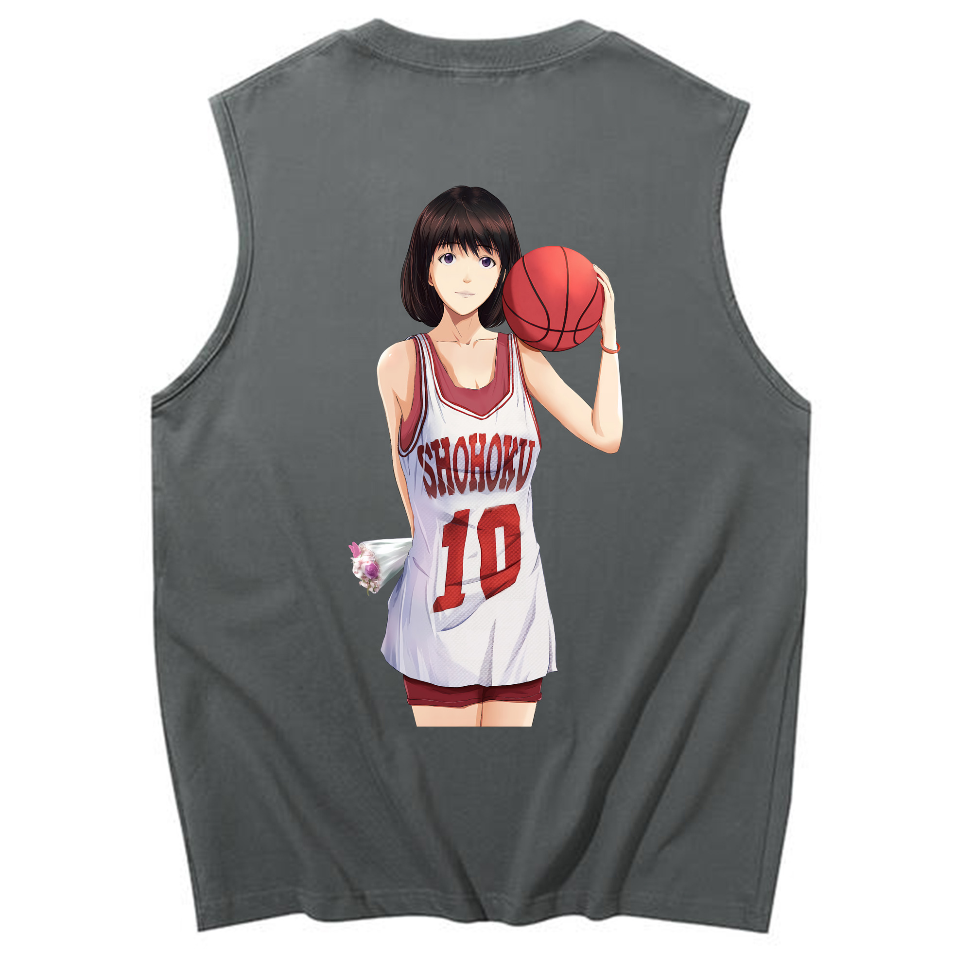 （画像用） SLAM DUNK／スラムダンク コットン100％タンクトップ（背面プリント）